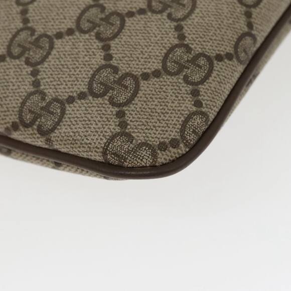 GUCCI GG Supreme Web Sherry Line Shoulder Bag Pvc Beige Gold 904 02 047 - Picture 16 of 16